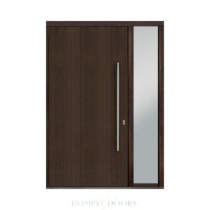 Main Door HDB Front Door Entrance Door Manufacturer Factory Exterior Door Wood Glazed Laminated Door China Pivot Door Glass Door Hompye Doors Hangpai