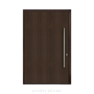 Main Door HDB Front Door Entrance Door Manufacturer Factory Exterior Door Wood Glazed Laminated Door China Pivot Door Glass Door Hompye Doors Hangpai
