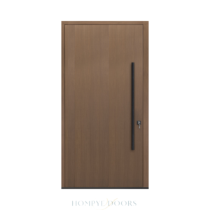 Main Door HDB Front Door Entrance Door Manufacturer Factory Exterior Door Wood Glazed Laminated Door China Pivot Door Glass Door Hompye Doors Hangpai