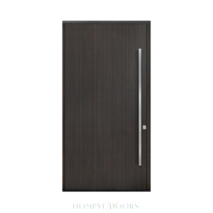 Main Door HDB Front Door Entrance Door Manufacturer Factory Exterior Door Wood Glazed Laminated Door China Pivot Door Glass Door Hompye Doors Hangpai