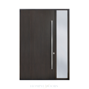 Main Door HDB Front Door Entrance Door Manufacturer Factory Exterior Door Wood Glazed Laminated Door China Pivot Door Glass Door Hompye Doors Hangpai