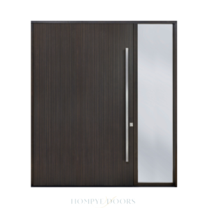 Main Door HDB Front Door Entrance Door Manufacturer Factory Exterior Door Wood Glazed Laminated Door China Pivot Door Glass Door Hompye Doors Hangpai